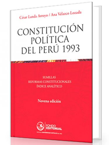 CONSTITUCIÓN POLÍTICA DEL PERÚ 1993 CONSTITUCIÓN POLÍTICA DEL PERÚ 1993